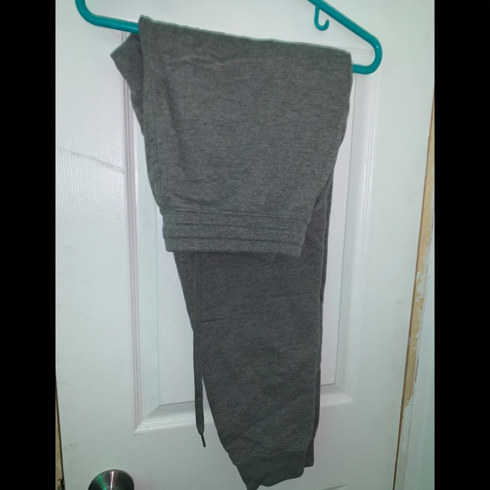 Grey sweatpants